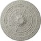 Ekena Millwork Naple Ceiling Medallion (Fits Canopies up to 3 3/8"), Hand-Painted Pot of Cream, 37 1/2"OD x 3 3/8"P CM37NAPCF - alternate 1